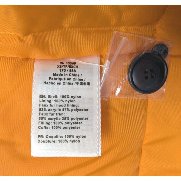 Alpha Industries N-3B Slim Fit Parka Mens XS US Army Jacket Blue MJN31210C1 NEW - Picture 14 of 16